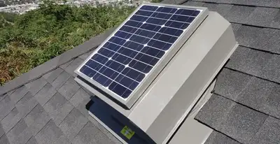 attic fan installation services with energy-efficient roof-mounted ventilation system in Chandler, AZ