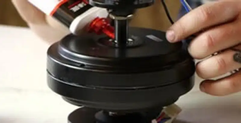 Ceiling fan motor repair and internal component adjustment in Chandler, AZ