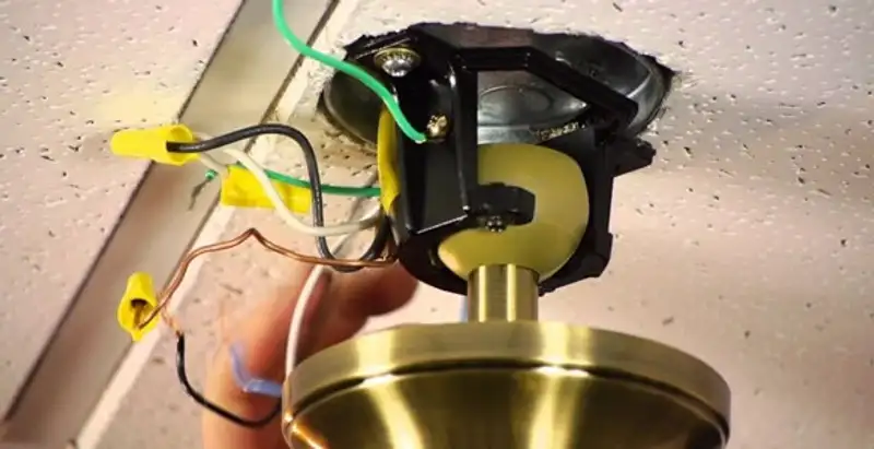 Ceiling fan wiring repair and electrical connection service in Chandler, AZ