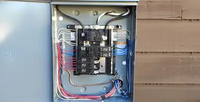 electrical panel upgrade service featuring newly installed electrical panel wired by licensed electricians in Chandler, AZ