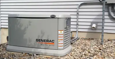 generator installation service featuring outdoor standby generator setup by licensed electricians in Chandler, AZ