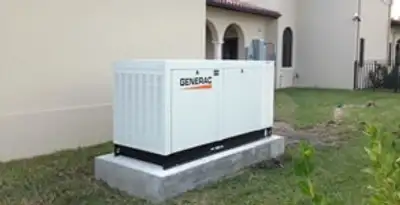 generator installation service showing standby generator professionally installed for residential power backup in Chandler, AZ