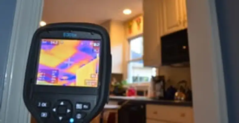 home energy audit service using thermal imaging to evaluate electrical efficiency inside a home in Chandler, AZ