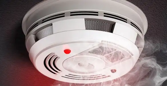 Installed smoke detector providing reliable fire detection in Chandler, AZ