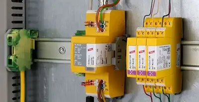 lightning surge protection system with surge suppressors installed by electrical service professionals in Chandler, AZ