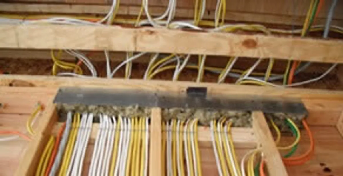 new construction wiring services with organized electrical rough-in performed by licensed electricians in Chandler, AZ