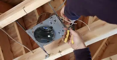 Professional recessed lighting installation with electrical wiring by licensed electricians in Chandler, AZ