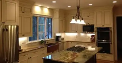 Recessed lighting installation enhancing interior lighting by professional electricians in Chandler, AZ