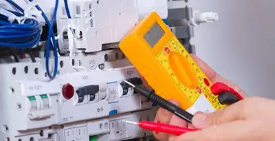 Residential electrician testing home electrical panel for safety and performance in Chandler, AZ