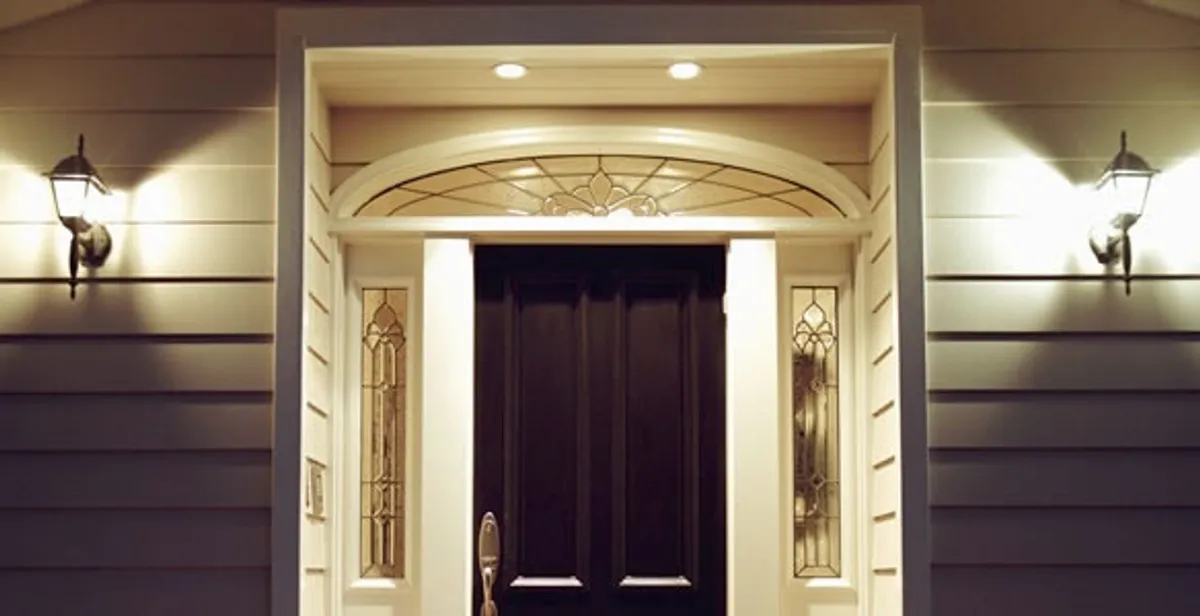 security light installation services with professionally installed entryway lighting in Chandler, AZ