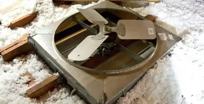 whole house fan installation services with attic-mounted ventilation unit in Chandler, AZ